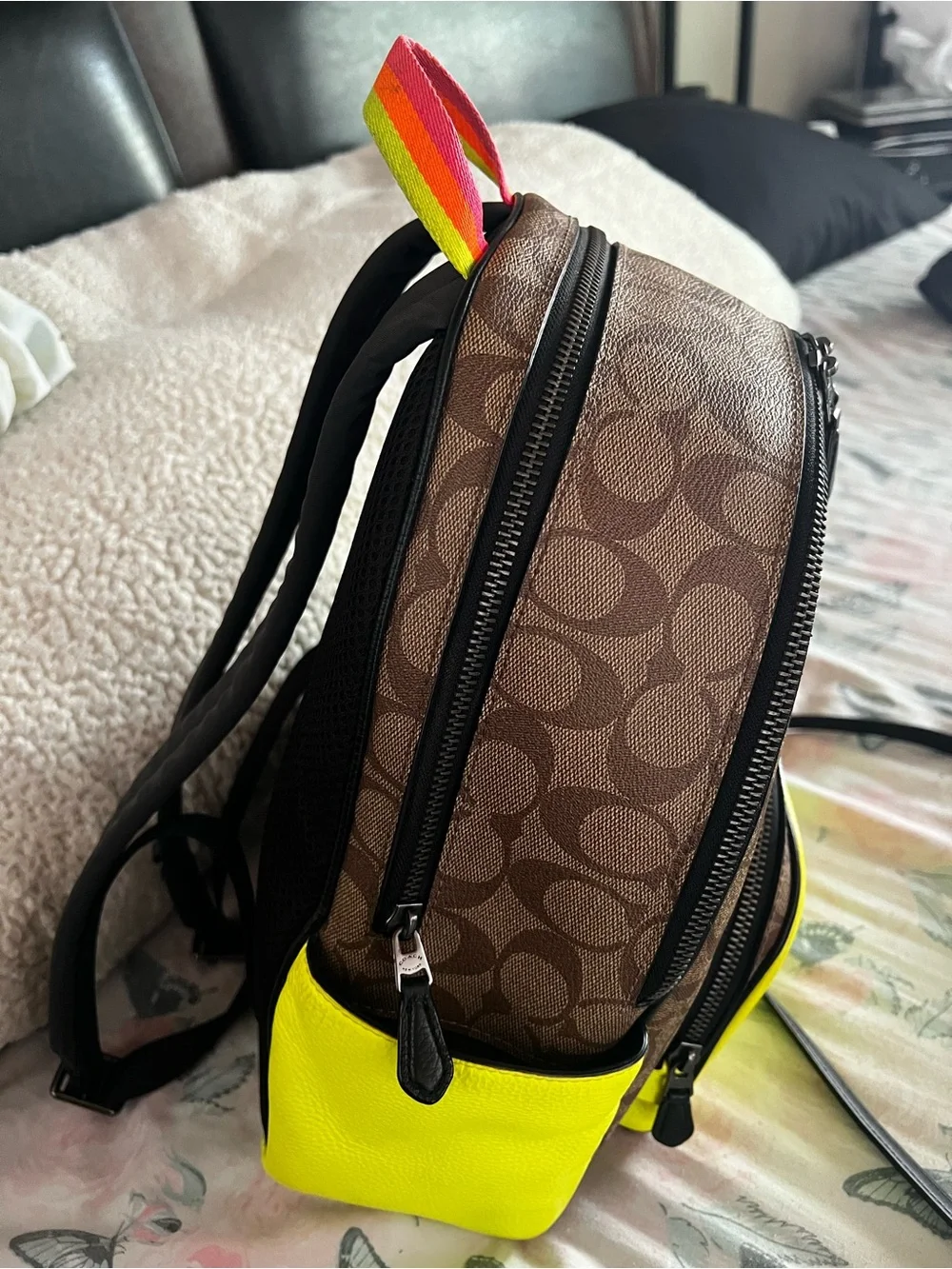 Coach backpack brown